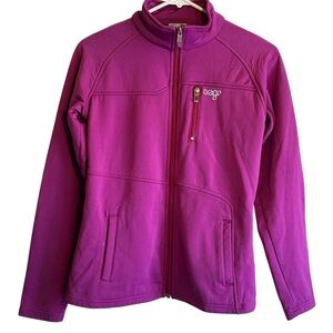 Orage Jacket Womens Small Softshell Pink/Purple Ski Outdoors Full Zip Polyester